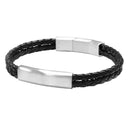 Echtleder Armband silber "Vero" – Bild 3
