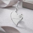 Kette Herz mit Zirkonia "Lucetta" – Bild 1