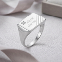 Ring mit Zirkonia "Cavaliere" – Bild 1